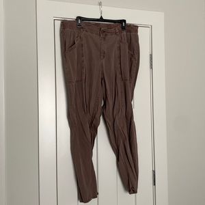 Brown paper bag pants